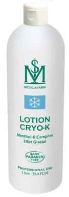 Lotion Cryo-K Effet Glacial Médicafarm 1 Litre