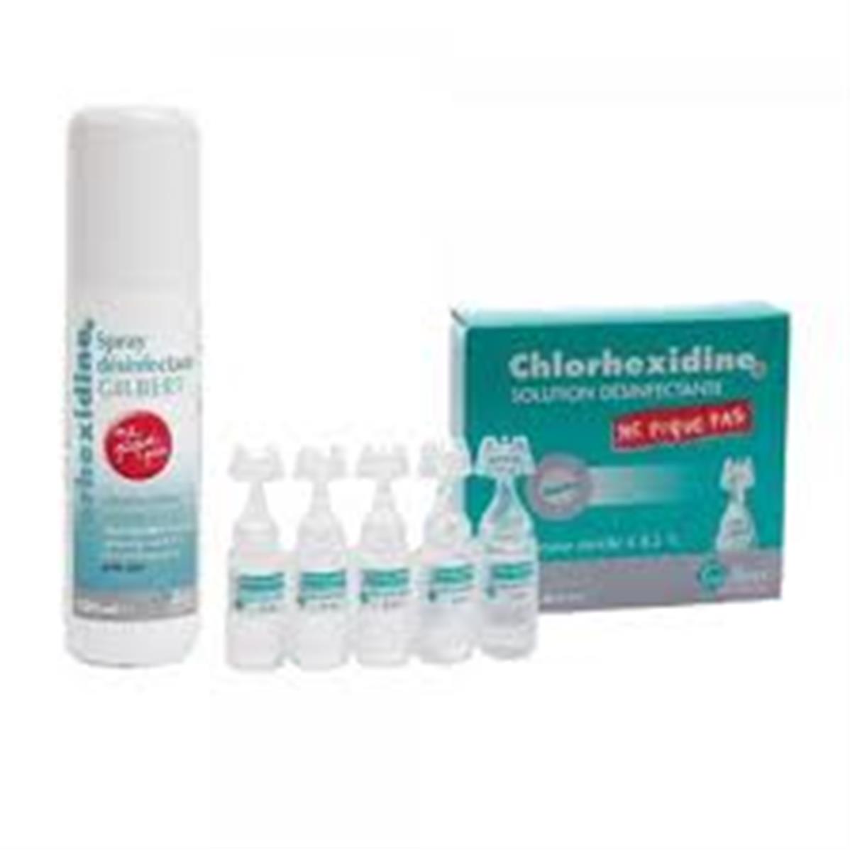 Chlorhexidine Antiseptique Spray de 100 ml Dor Hygiène Médical