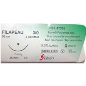 Fil de Suture Filapeau Non Résorbable 2.0 Aiguille 18 mm Boite de 12