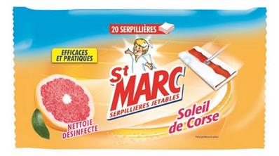 Serpillières Jetables Saint Marc Soleil de Corse Sachet de 20