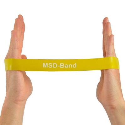 Mini Band Loops Jaune Résistance Souple