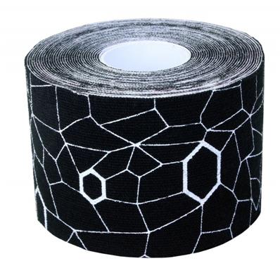 Kinesiology Tape Theraband Adhésive Noir et Blanc 5 cm x 5 m