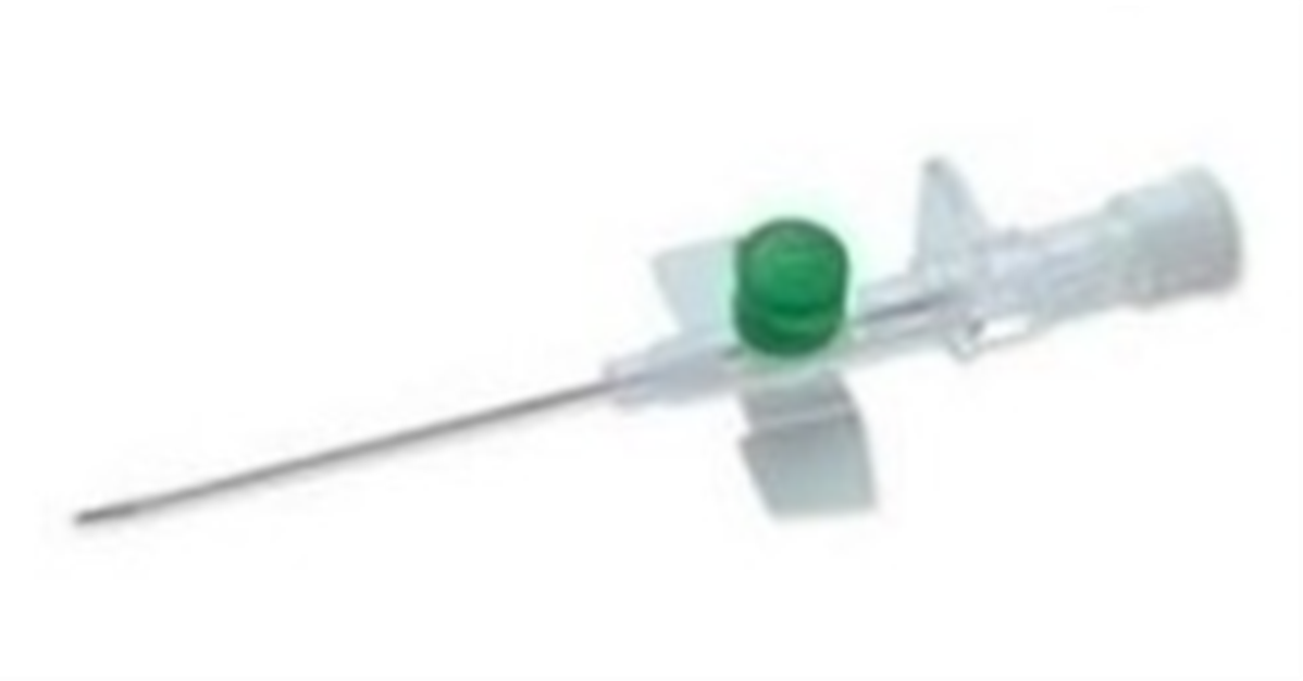 Cathéter Court Intraveineux à Ailette Versatus Sécurisé Vert Terumo