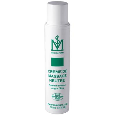 Crème de Massage Neutre Premium Longue Glisse Médicafarm 250 ml