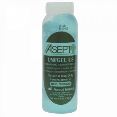 Gel Ultrasonique Bleu Uni'gel US Asept 50 ml