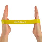 Mini Band Loops Jaune Résistance Souple