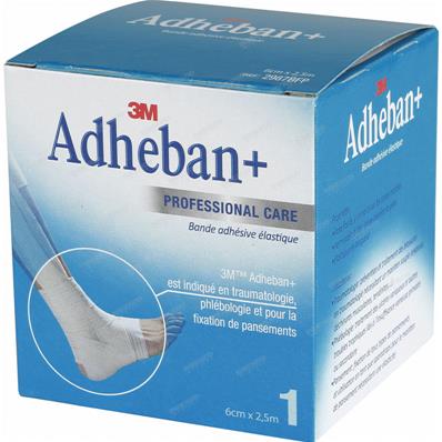 Bande Adhésive Elastique Adheban 3M 6 cm x 2.5 m