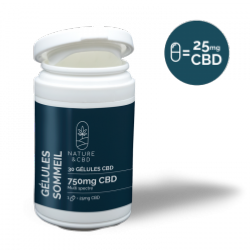 Gélules CBD Symbiose Sommeil 750 mg