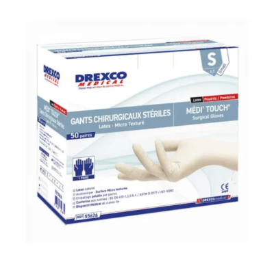 Gants de Chirurgie Latex Stériles 