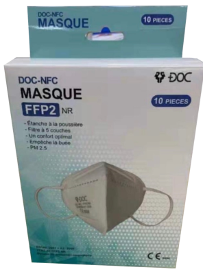 Masque Bec de Canard FFP2 KN95 Boite de 10 - Dor Hygiène Médical