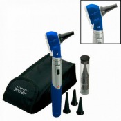 Otoscope Fibre Optique Mini 3000 Heine Bleu Trousse Complète