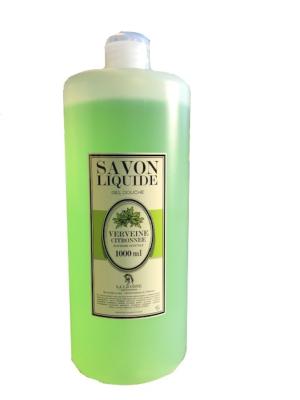 Savon de Marseille Liquide à la Verveine Citronnée 1 litre